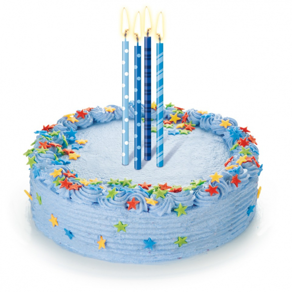 TESCOMA Delicia Kids Kropki 12 szt. różowe - świeczki urodzinowe na tort dla dzieci
