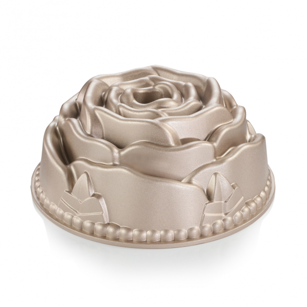 TESCOMA Delicia Róża 24 cm jasnobrązowa - forma do babki z tuleją metalowa