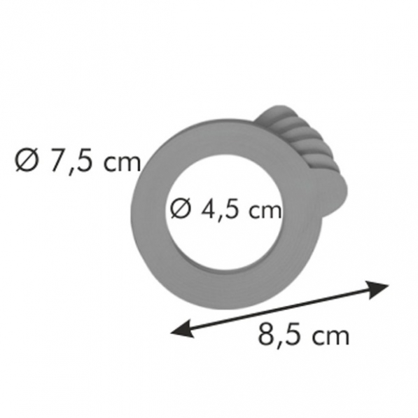 TESCOMA Della Casa 4,5 cm 6 szt. czerwone – gumki do weków kauczukowe