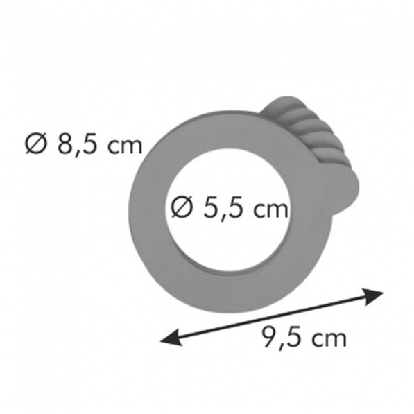 TESCOMA Della Casa 5 cm 6 szt. czerwone - gumki do weków kauczukowe