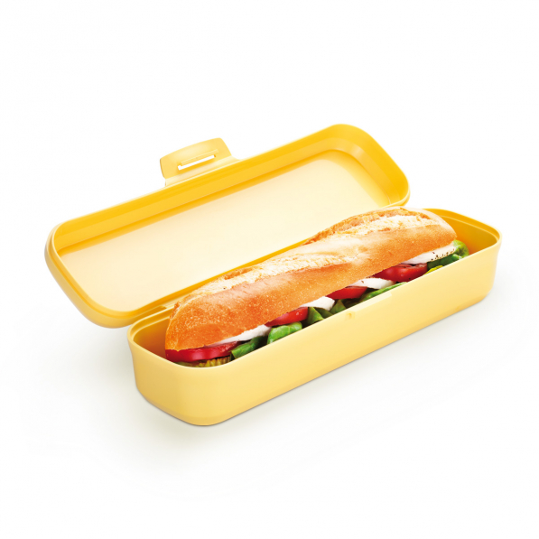 TESCOMA Dino Box żółta - śniadaniówka plastikowa
