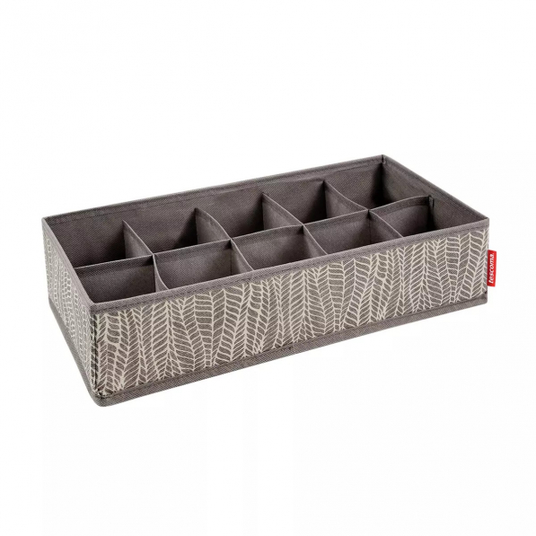 TESCOMA Fancy Home 40 x 18 x 10 cm brązowy - organizer na bieliznę i skarpetki