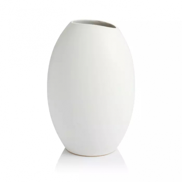 TESCOMA Fancy Home Stones 23 cm biały - wazon na kwiaty ceramiczny