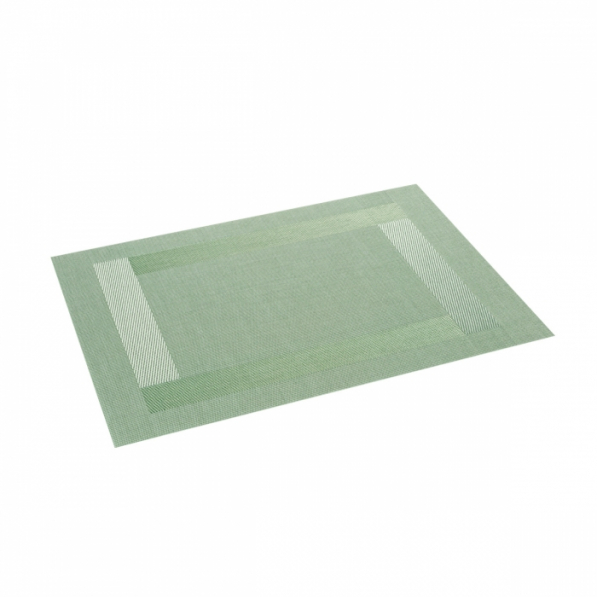 TESCOMA Flair Frame 45 x 32 cm zielona - mata stołowa z tkaniny syntetycznej
