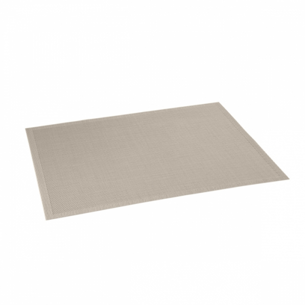 TESCOMA Flair Style 45 x 32 cm ciemnobeżowa - mata stołowa z tkaniny syntetycznej