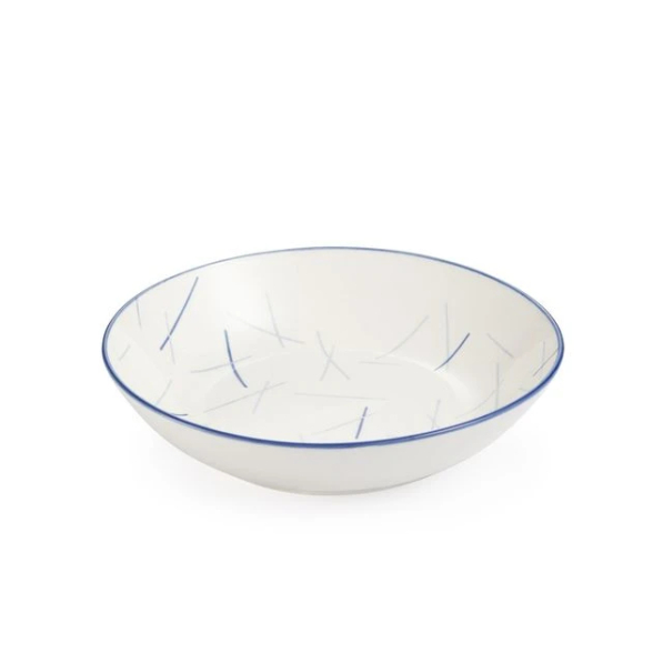TESCOMA Fresco Mikado 21 cm - talerz obiadowy głęboki porcelanowy