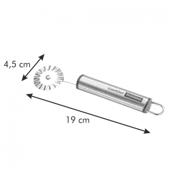TESCOMA Grand Chef - radełko do ciasta i pierogów ze stali nierdzewnej