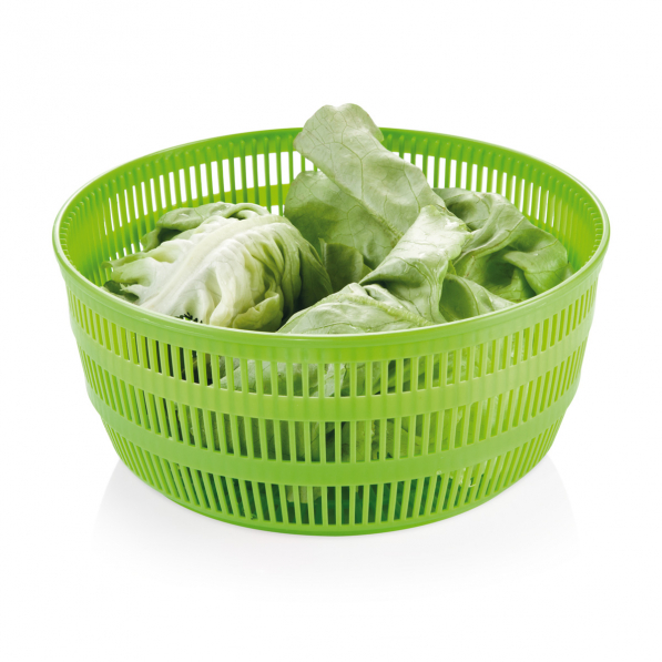 TESCOMA Handy Basket 25 cm biało - zielona - wirówka / suszarka do sałaty plastikowa