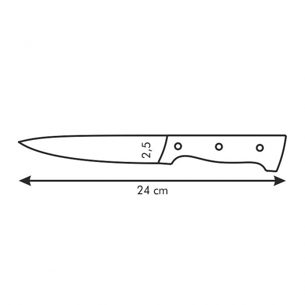 TESCOMA Home Profi 13 cm - nóż uniwersalny ze stali nierdzewnej