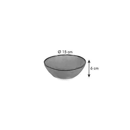 TESCOMA Living Bowl 15 cm brązowa - miska / salaterka porcelanowa