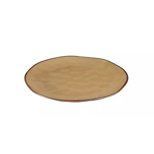 TESCOMA Living 26 cm brązowy - talerz obiadowy płytki porcelanowy