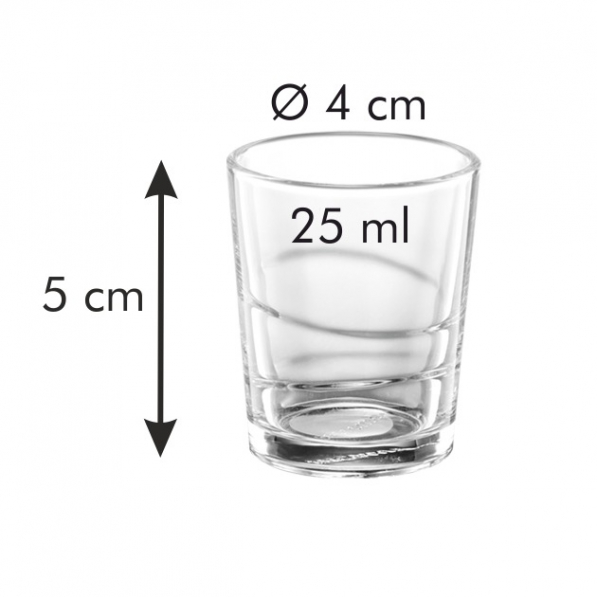 TESCOMA MyDrink 25 ml 6 szt. - kieliszki do wódki szklane