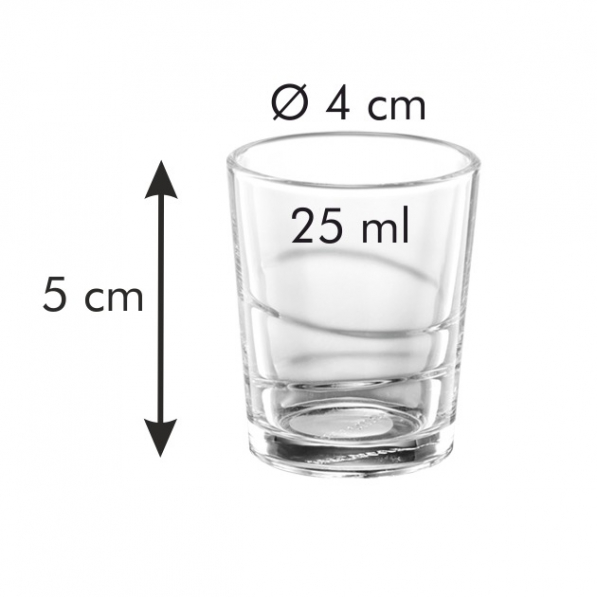 TESCOMA MyDrink 25 ml 6 szt. - kieliszki do wódki szklane