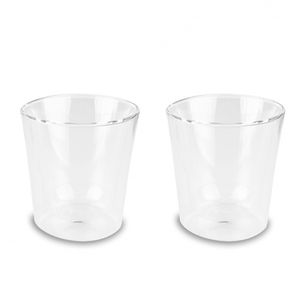 TESCOMA MyDrink 250 ml 2 szt. - szklanki do kawy i herbaty termiczne z podwójnymi ściankami szklane 