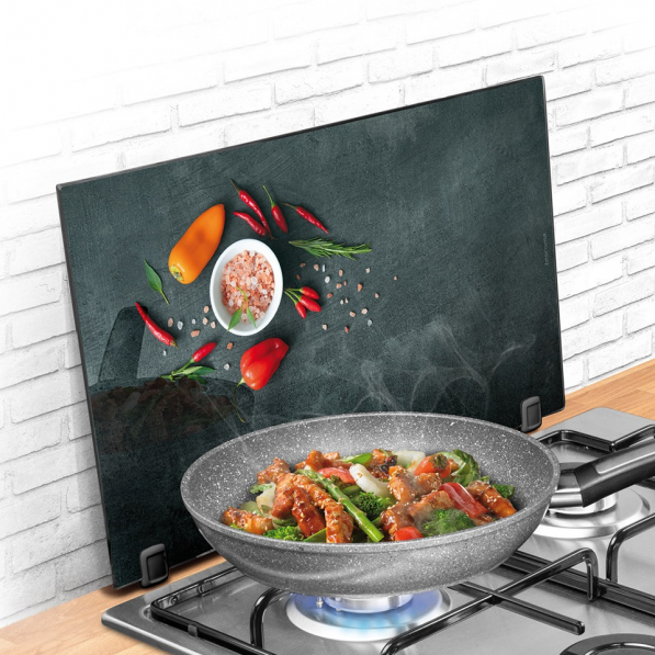 TESCOMA Online Chilli 30 x 52 cm - płyta ochronna na kuchenkę