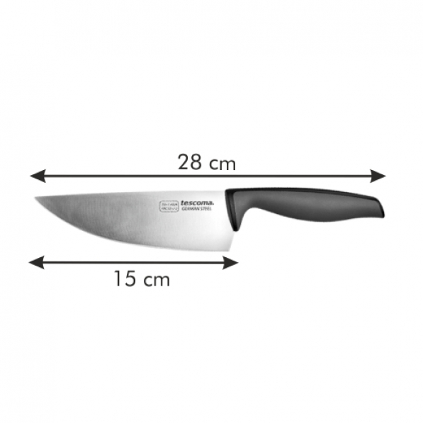 TESCOMA Precioso 15 cm - nóż szefa kuchni ze stali nierdzewnej