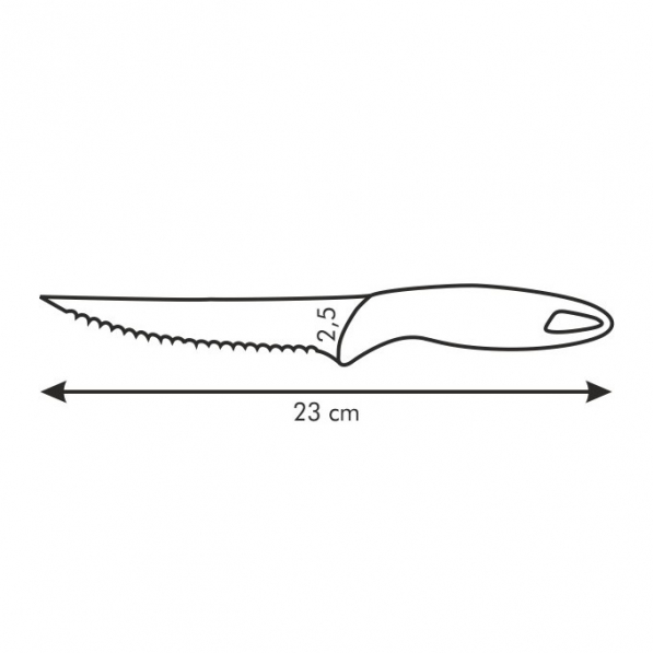 TESCOMA Presto 12 cm granatowy - nóż do steków ze stali nierdzewnej