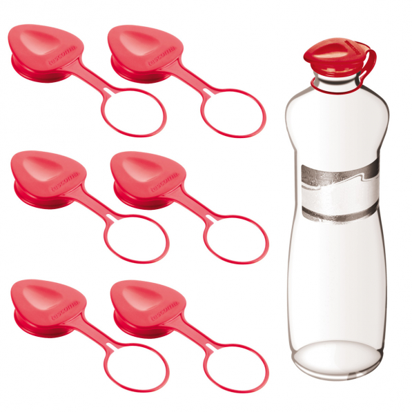 TESCOMA Presto 6 szt. wielokolorowe - korki do butelek plastikowe