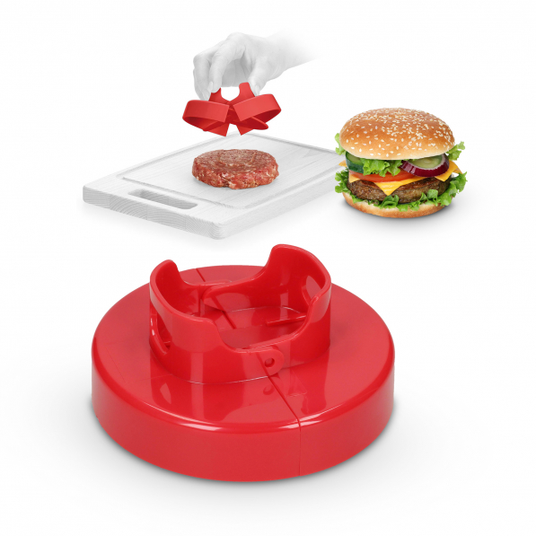 TESCOMA Presto czerwona - prasa do hamburgerów plastikowa