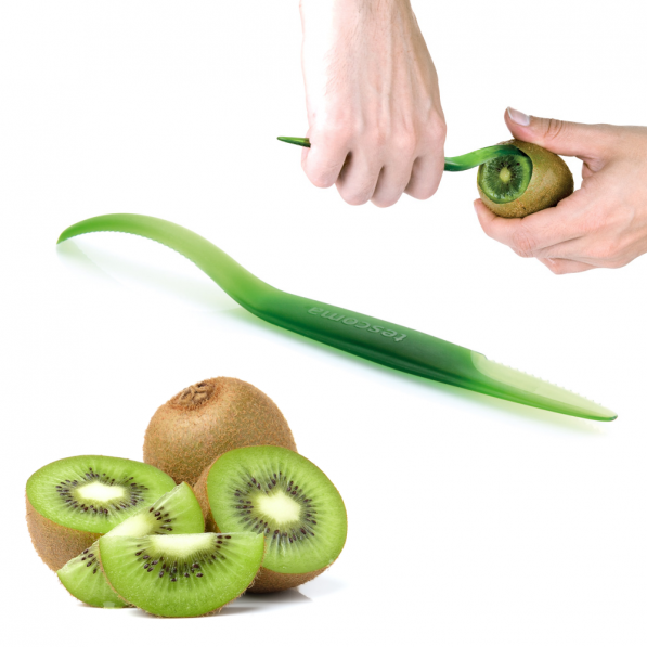 TESCOMA Presto Kiwi zielona - obieraczka / obierak do kiwi plastikowa