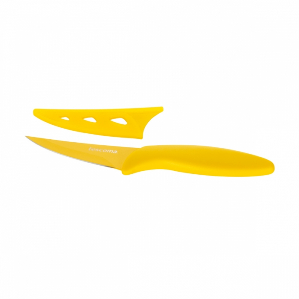 TESCOMA Presto Tone 8 cm żółty - nóż uniwersalny ze stali nierdzewnej