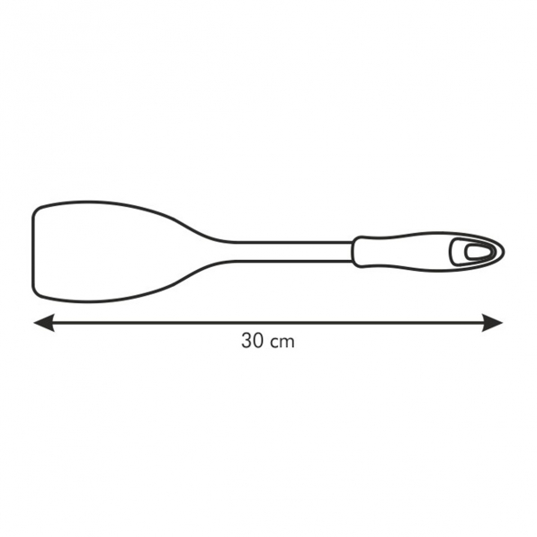 TESCOMA Presto Wood 30 cm czerwona - łopatka kuchenna drewniana