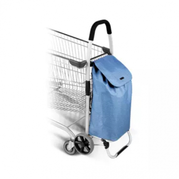 TESCOMA Shop! niebieski - wózek na zakupy poliestrowy