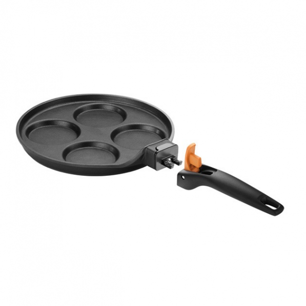TESCOMA Smartclick 24 cm czarna - patelnia do pancakes nieprzywierająca z odpinaną rączką
