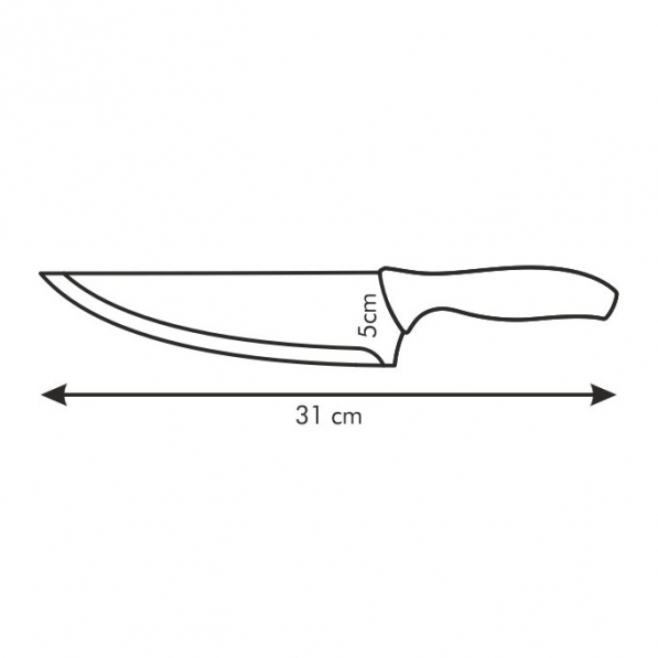 TESCOMA Sonic 18 cm - nóż szefa kuchni ze stali nierdzewnej