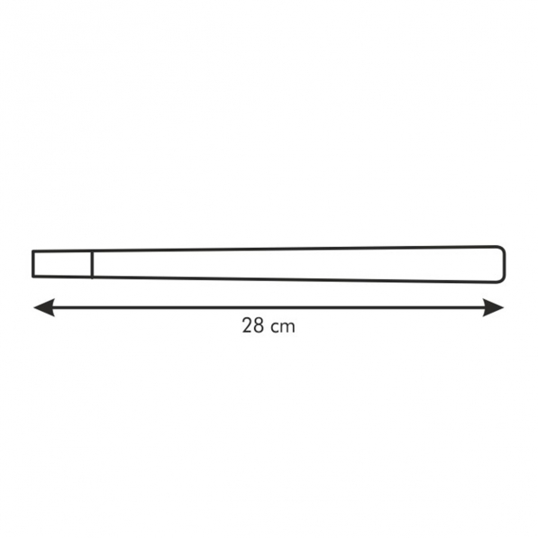 TESCOMA Space Line Simple czarne - szczypce kuchenne uniwersalne nylonowe