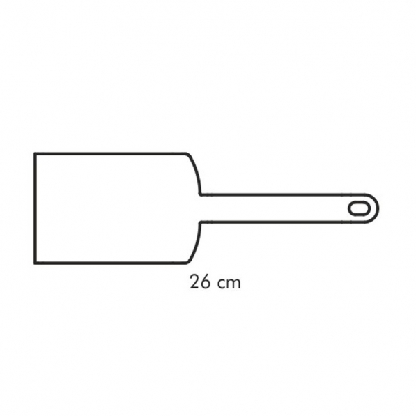 TESCOMA Space Tone 25,5 cm żółta - łopatka kuchenna nylonowa