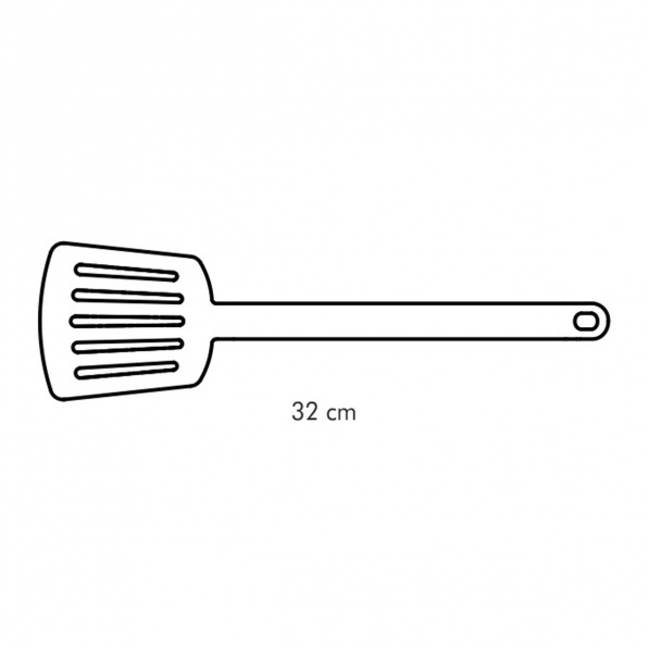 TESCOMA Space Tone 32 cm żółta – łopatka kuchenna ażurowa nylonowa