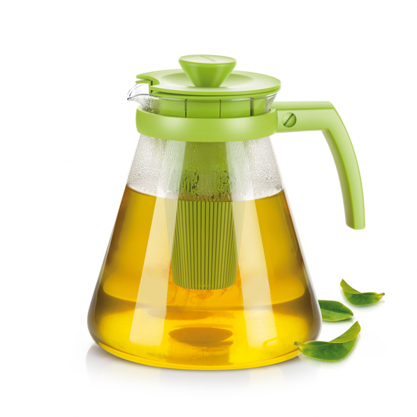 TESCOMA Teo Tone 1,7 l zielony - dzbanek do herbaty szklany z zaparzaczem