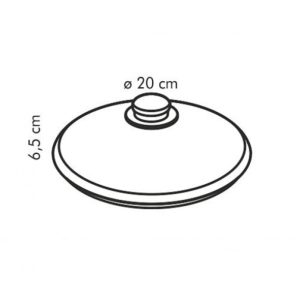 TESCOMA Unicover 20 cm - pokrywka szklana