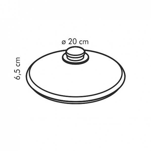 TESCOMA Unicover 20 cm - pokrywka szklana