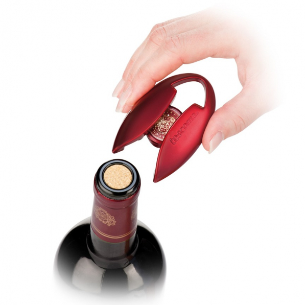 TESCOMA Uno Vino czerwony - obcinacz / nóż do folii plastikowy