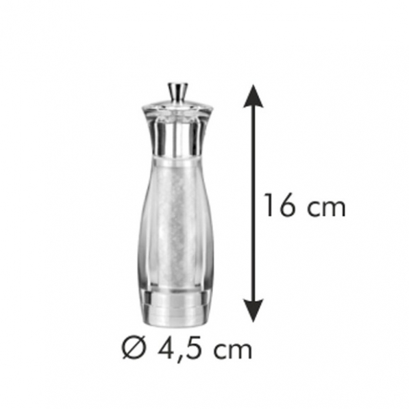 TESCOMA Virgo 16 cm - młynek do soli plastikowy ręczny