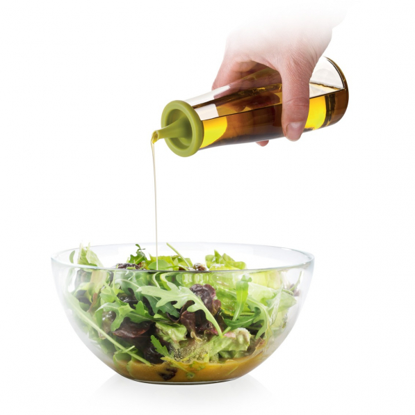 TESCOMA Vitamino 0,5 l zielona - butelka na oliwę i ocet szklana z dozownikiem