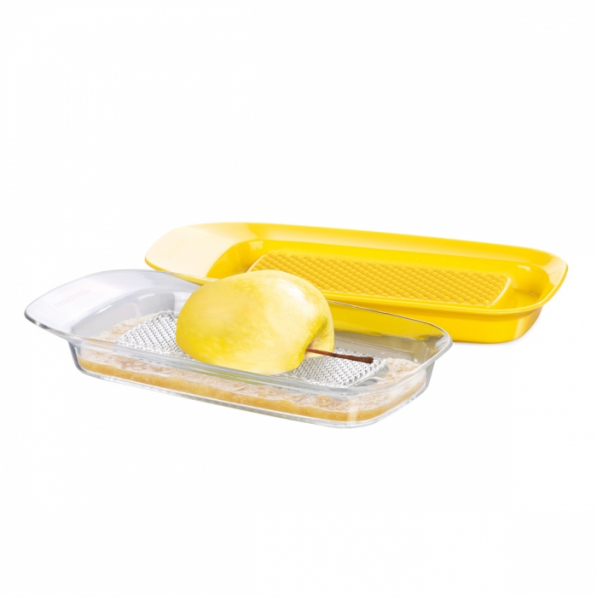 TESCOMA Vitamino żółta - tarka kuchenna ręczna plastikowa
