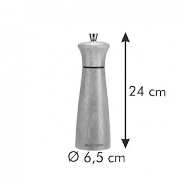 TESCOMA Wood Virgo 24 cm - młynek do pieprzu i soli drewniany ręczny