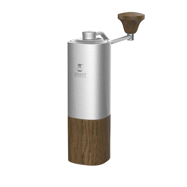 TIMEMORE Chestnut Manual Grinder Silver srebrny - młynek do kawy aluminiowy ręczny 