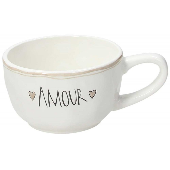 TOGNANA Amour 520 ml - kubek do cappuccino kamionkowy