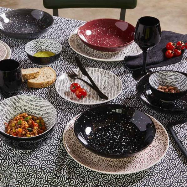 TOGNANA Chakra 18 el. - komplet talerzy porcelanowych na 6 osób