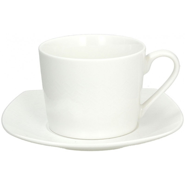 TOGNANA Fontebasso Wind 220 ml - filiżanka do cappuccino porcelanowa ze spodkiem