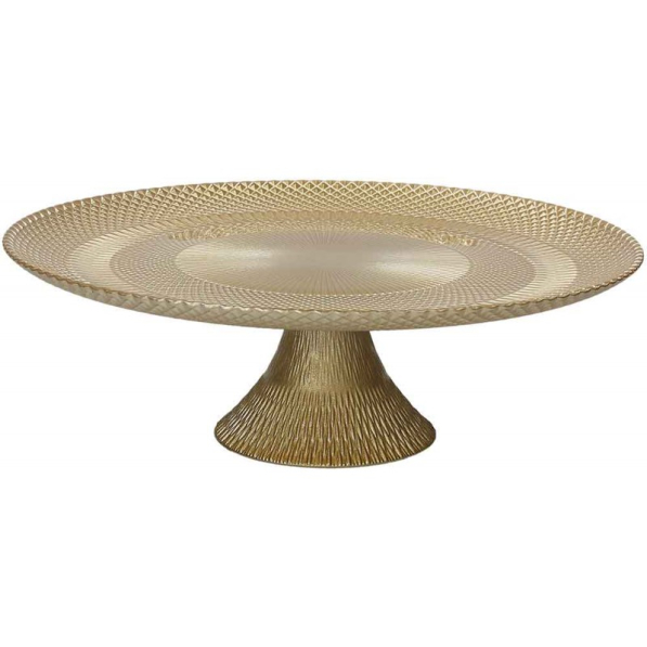 TOGNANA Lust 28 cm - patera stała na ciasto szklana