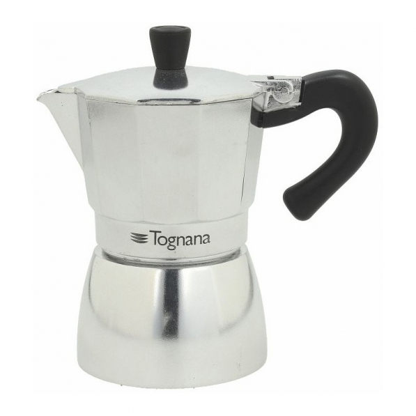 TOGNANA Mirror na 9 filiżanek espresso (9 tz) - kawiarka aluminiowa ciśnieniowa