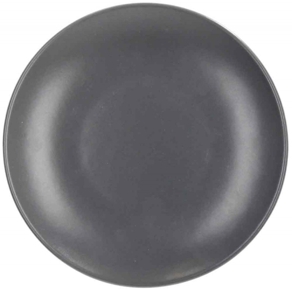 TOGNANA Tatami Antracite 20 cm - talerz deserowy kamionkowy