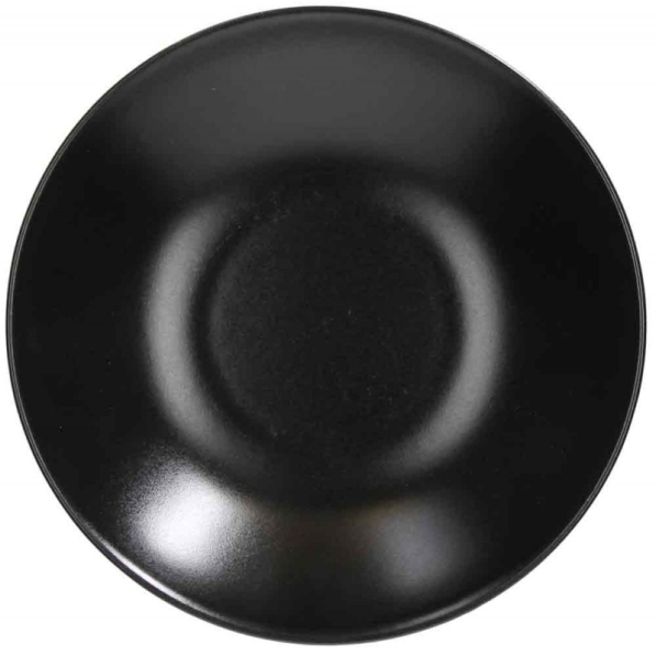 TOGNANA Tatami Nero 22 cm - talerz obiadowy głęboki kamionkowy