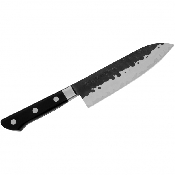 TOJIRO Limited 17 cm czarny - nóż Santoku ze stali nierdzewnej 