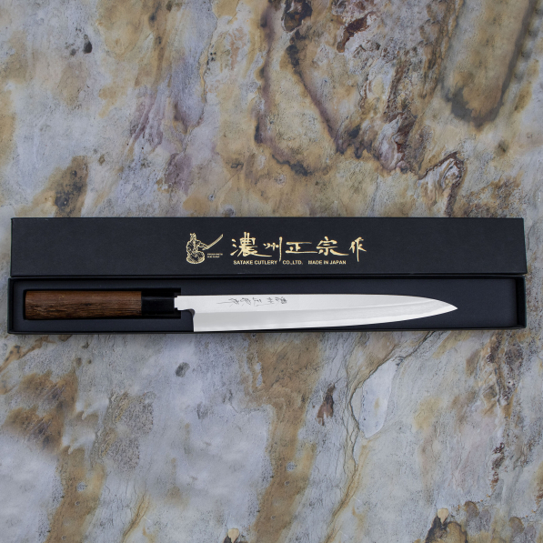 TOJIRO Satake Aogami Pro 27 cm - nóż japoński Sashimi Yanagiba ze stali wysokowęglowej